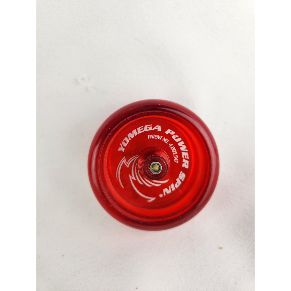 Vintage 90's Yomega Power Spin YO-YO Red Spinning Toy -‎ NO STRING - Nostalgic